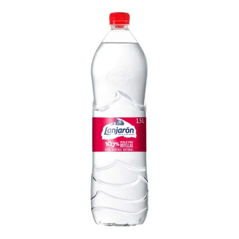 Botella de agua Lanjarón